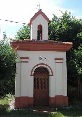 Kaplička Nejsvětější trojice z roku 1833.